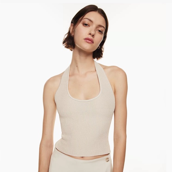 Babaton Sculpt Knit Backless Halter Top - Picture 3 of 4